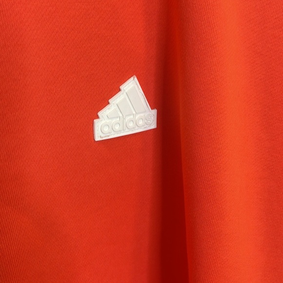 NWT Adidas Orange Hoodie Size S - Picture 2 of 5